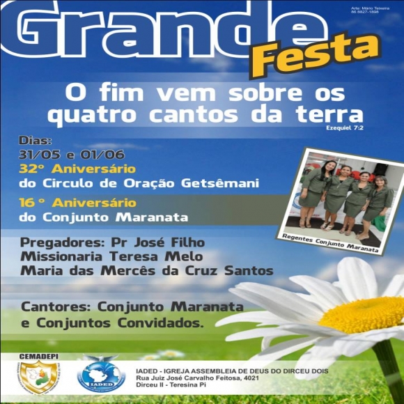 Grande festa do Circulo de Oração